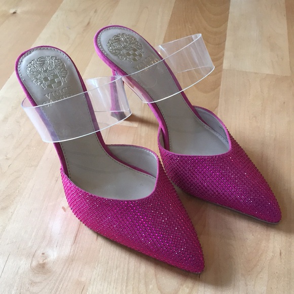 VINCE CAMUTO | Kempern 2 Pointed Toe Mule Rhinestone Embellished - Picture 1 of 16
